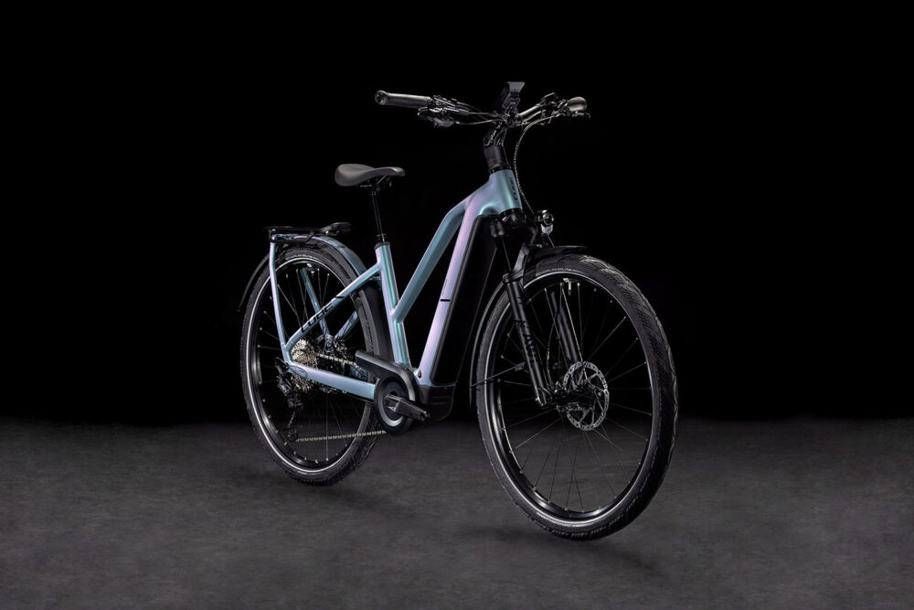 Cube Kathmandu Hybrid SLX 800 Lady smaragdgrey´n´black – Bild 2
