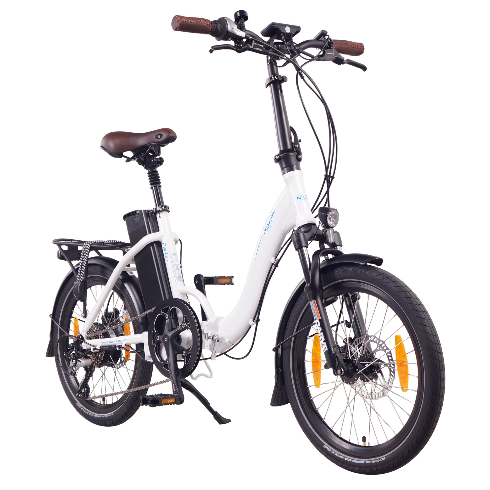 NCM Bikes Paris+, 20″, weiß, E-Faltrad E-Klapprad, Damen – Bild 2